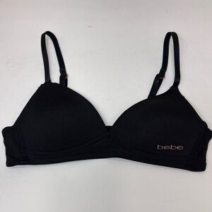 Bebe Black Adjustable Bra